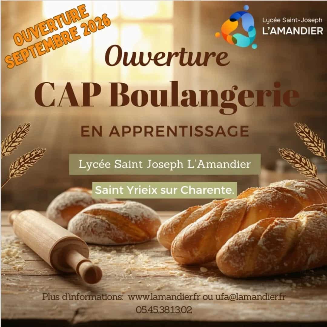 Ouverture du CAP Boulangerie en apprentissage – rentrée septembre 2026