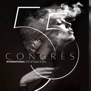 Affiche du Congrès International Esthétique Spa de Paris visité par les BTS Esthétique du Lycée L’Amandier